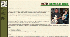 Desktop Screenshot of animalsinneed.net